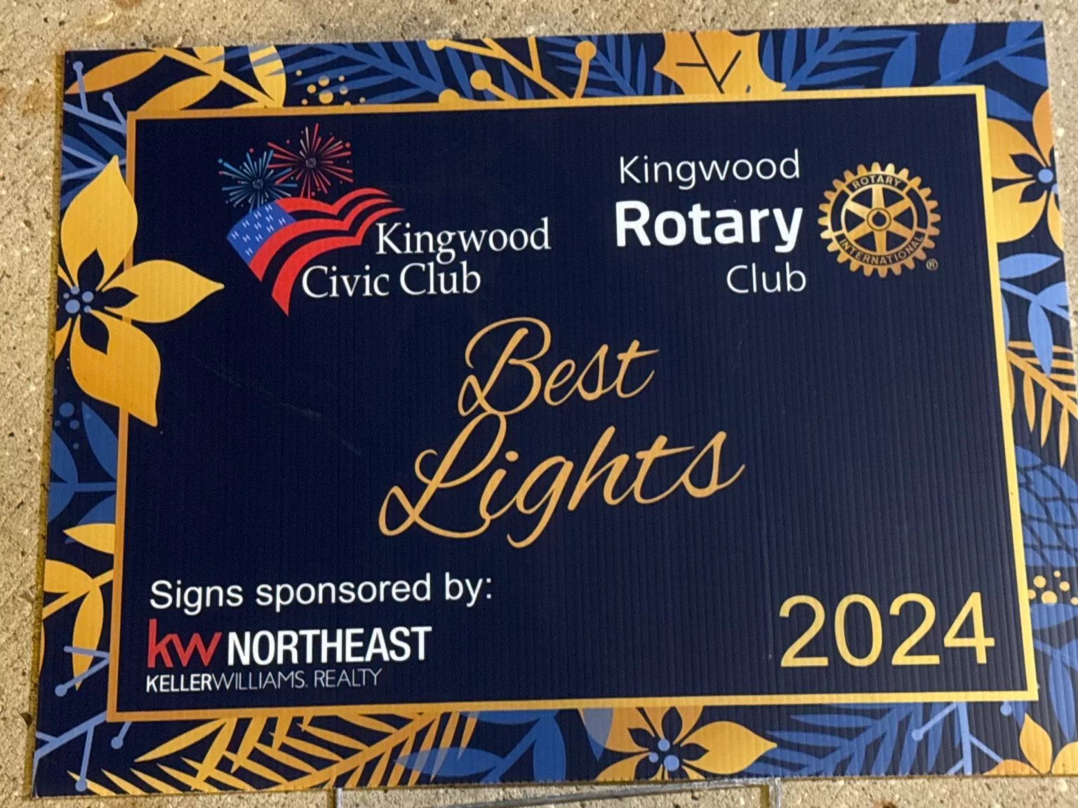 Best Holiday Lights Award 2022 Kingwood TX