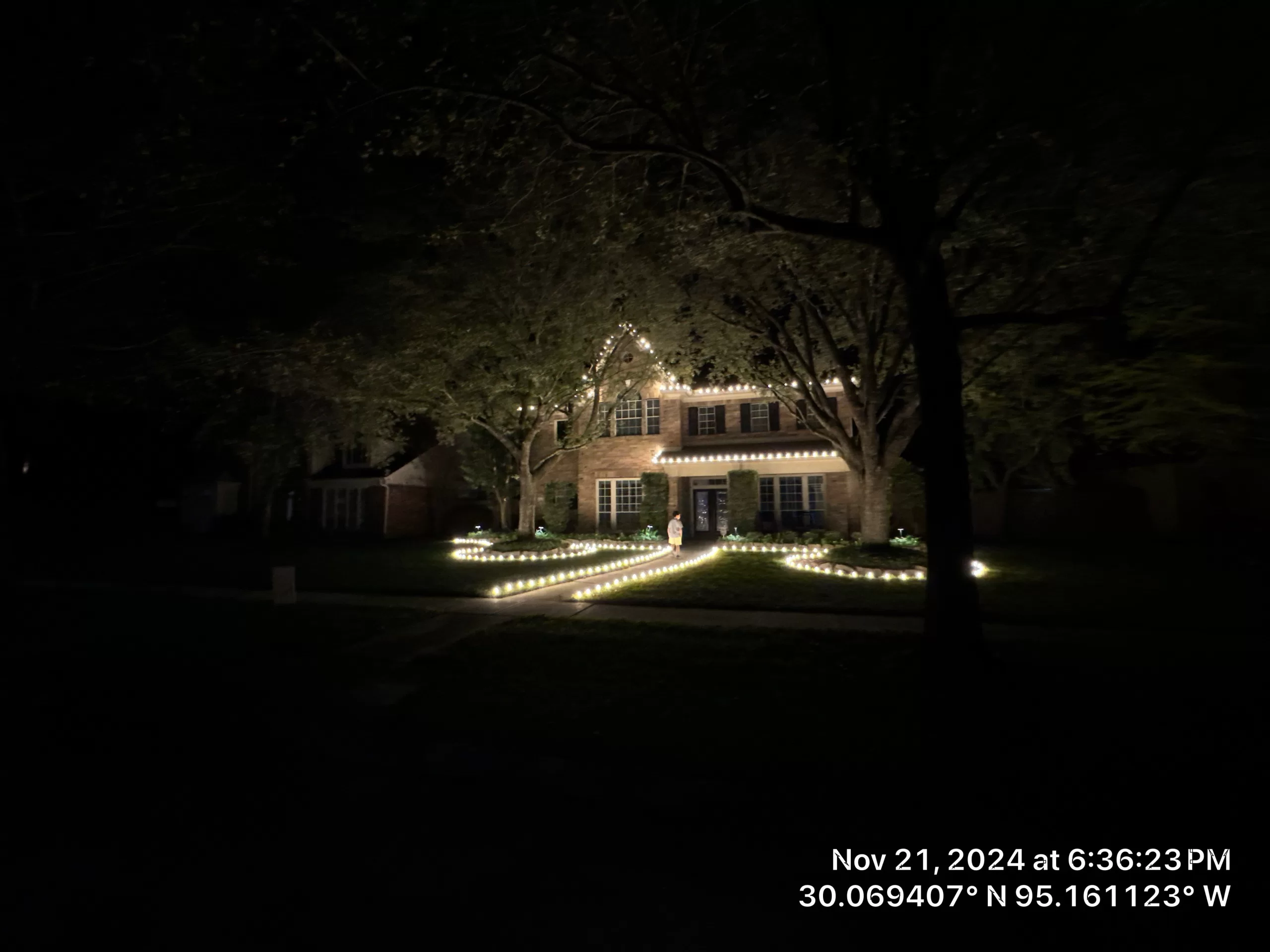outdoor event lighting Kingwood TX residential
