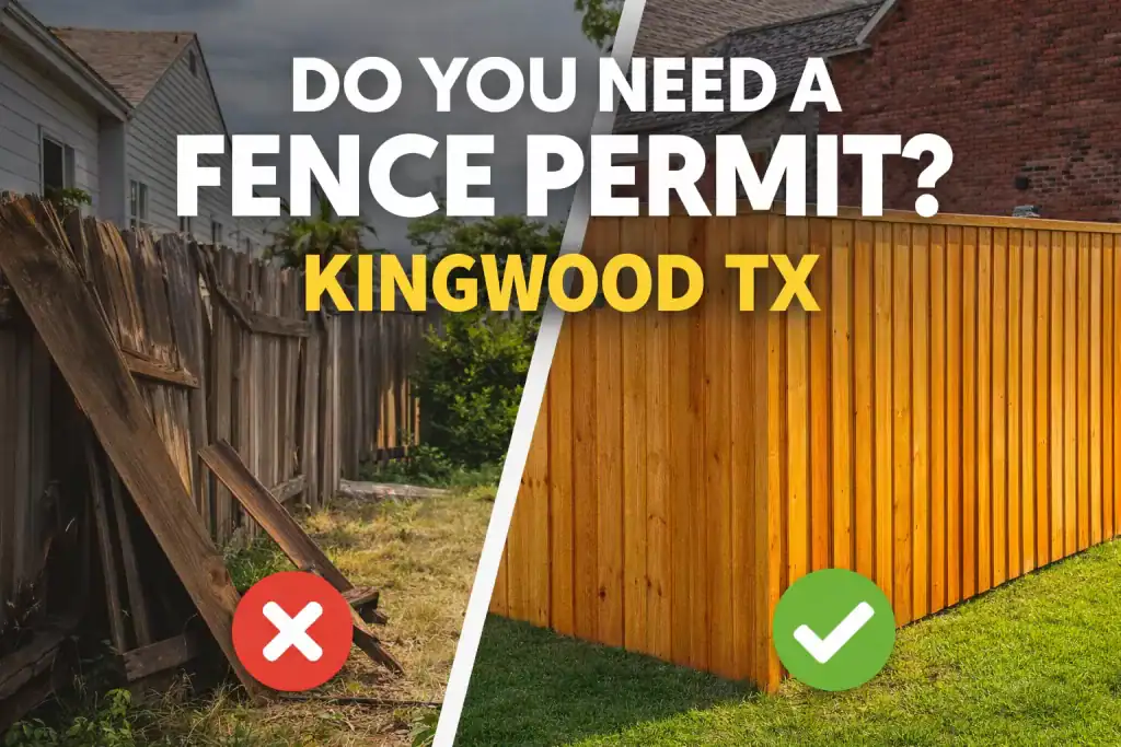 cedar fence installation kingwood tx
