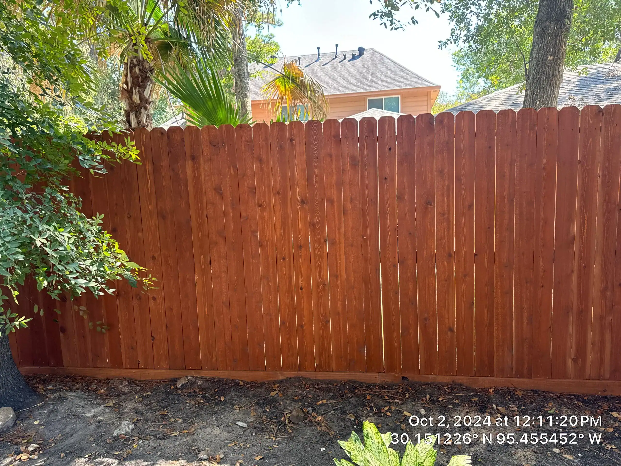 Wood deck installation by Astro Outdoor Designs in Kingwood TX
