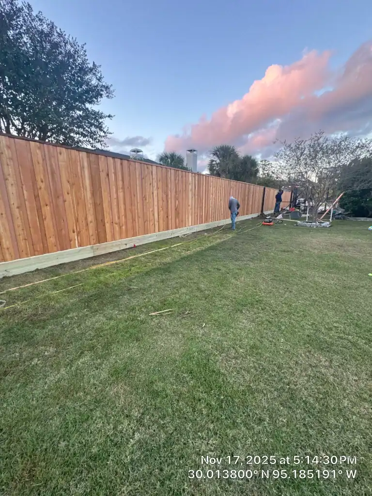 Fence repair in Kingwood TX