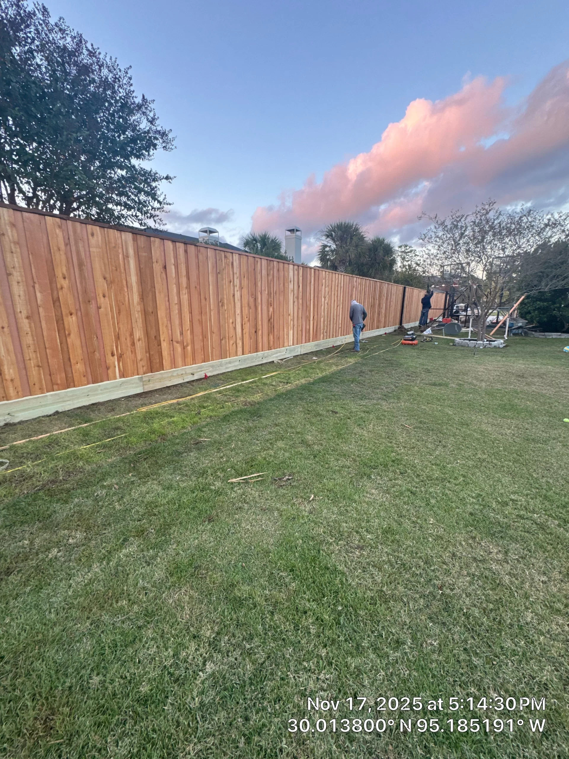 Fence repair in Humble TX