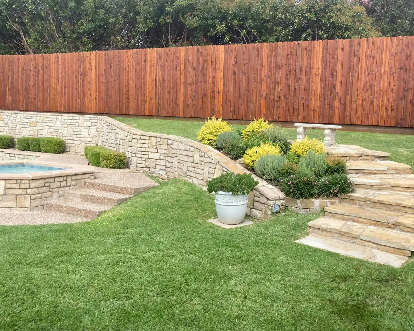 Leatherwood Wood Defender fence stain – fence staining in The Woodlands TX by Astro Outdoor Designs